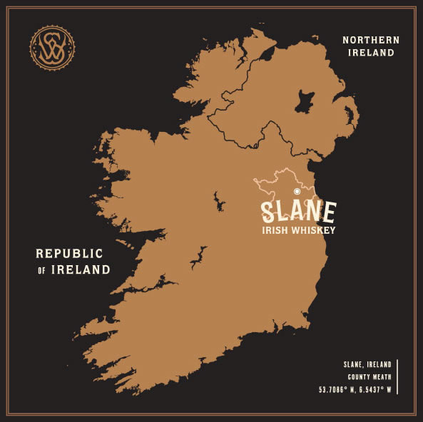 Slane Distillery Location Map